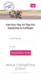 Mobile Screenshot of collegepreponline.com
